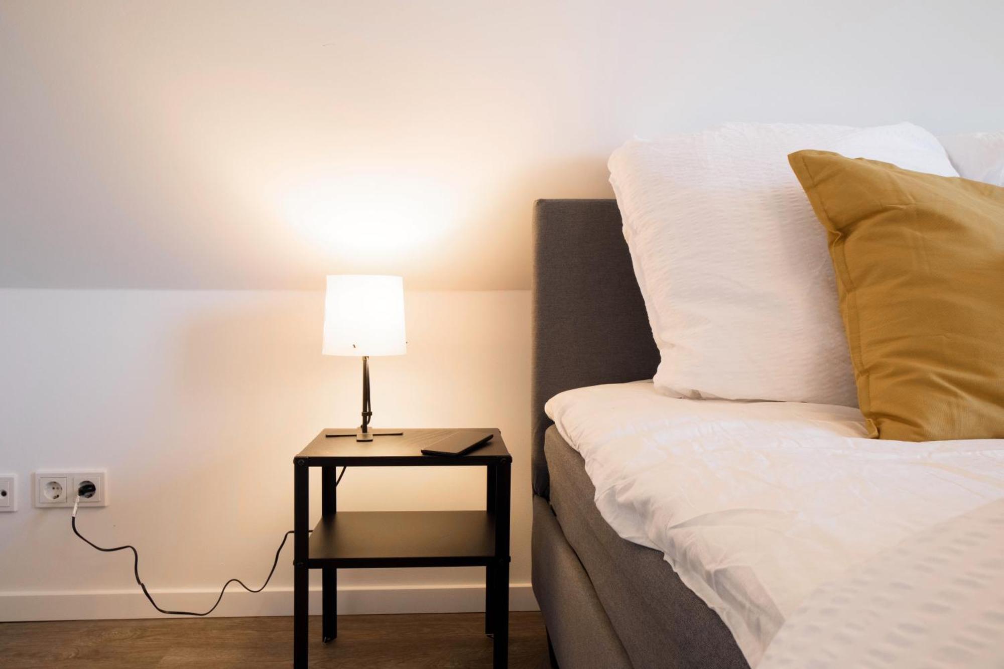 Moderne Wohnung - Naehe Messe / Flughafen โลห์มาร์ ภายนอก รูปภาพ